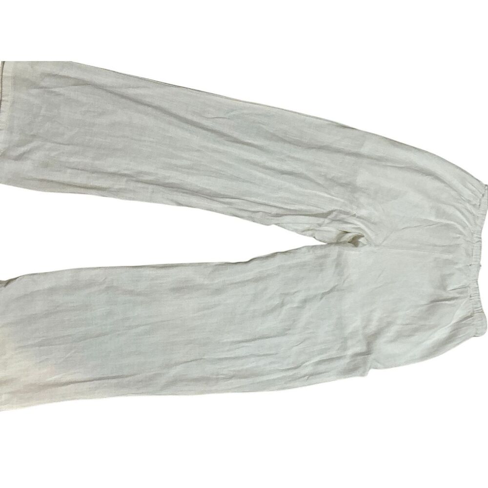 Brand New Dizzy Lizzy Women's Size Small White Avalynn Wide Leg Pants Trousers